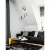 LUCES GIRON LE41639 black pendant lamp LED 43W