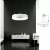 LUCES TOME LE41540/2 LED pendant lamp 60cm white, gray, black, brown