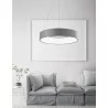 LUCES TOME LE41540/2 lampa wisząca LED 60cm biała, szara, czarna, brąz