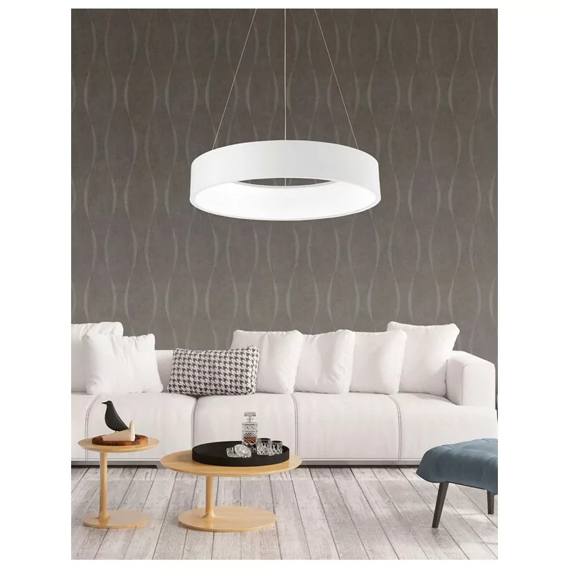 LUCES TOME LE41540/2 lampa wisząca LED 60cm biała, czarna, brąz