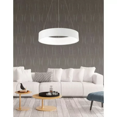 LUCES TOME LE41540/2 lampa wisząca LED 60cm biała, czarna, brąz