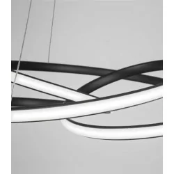 LUCES IBIZA LE41652/3/4 pendant lamp LED white, black, brown