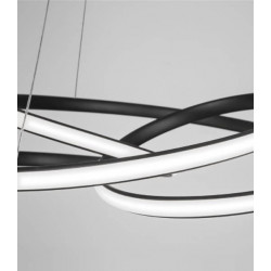 LUCES IBIZA LE41652/3/4 wisząca LED biała, czarna, brąz