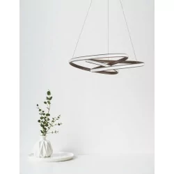 LUCES IBIZA LE41652/3/4 pendant lamp LED white, black, brown