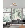 LUCES JEREZ LE41658/5 lampa sufitowa LED 40W biała, złota 51cm