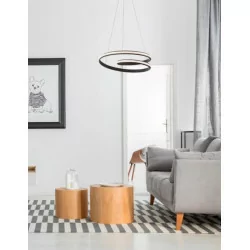 LUCES JUNIN LE41659 pendant lamp LED 55cm white, black