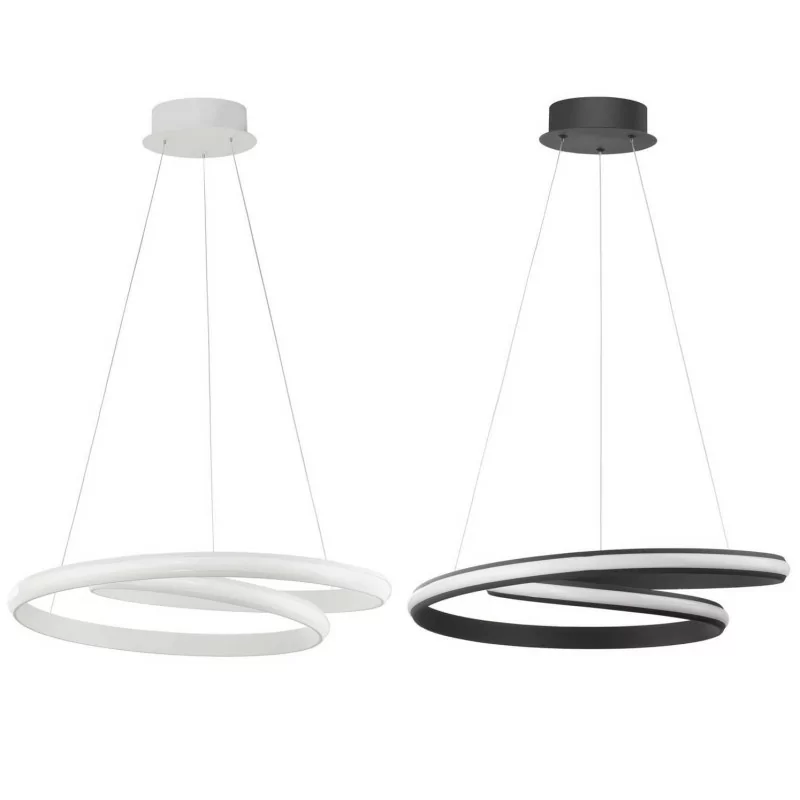 LUCES JUNIN LE41659 pendant lamp LED 55cm white, black