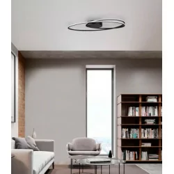 LUCES LANUS LE41664/5/2 ceiling lamp LED chrome, white, black