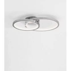 LUCES LINEA LE41668 ceiling LED chrome 34W warm white 3000K