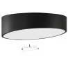 LUCES ALLEN LE41557/8/9 sloped LED ceiling white, black 40cm, 50cm