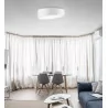 LUCES ALLEN LE41557/8/9 sloped LED ceiling white, black 40cm, 50cm