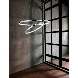 LUCES LOBOS LE41670/2 double LED hanging lamp 60cm chrome