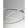 LUCES LULES LE41677 lampa wisząca 60cm chrom LED 50W