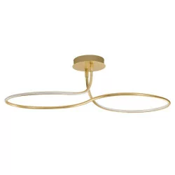 LUCES MOCOA LE41690 LED ceiling lamp 102cm white, chrome, gold