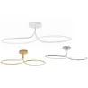 LUCES MOCOA LE41690 LED ceiling lamp 102cm white, chrome, gold