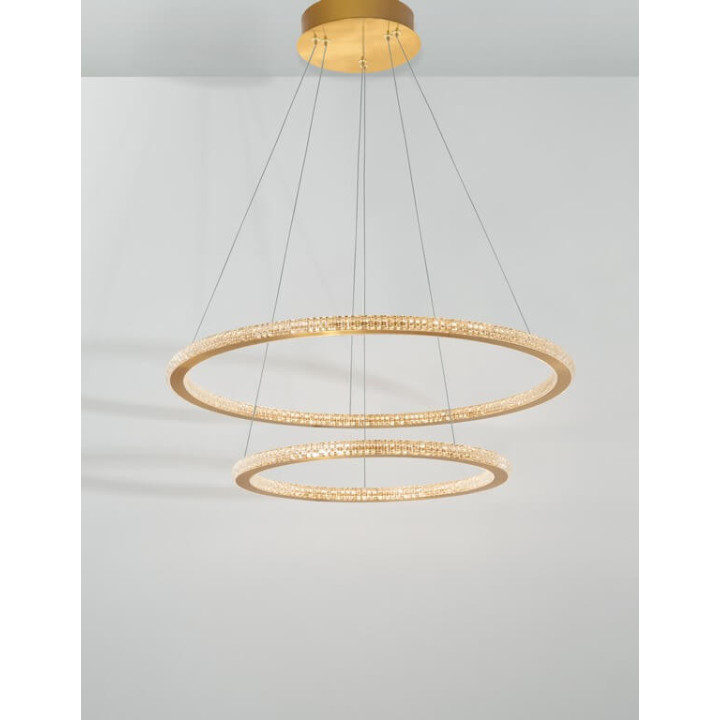 LUCES MONTE LE41691 elegant pendant lamp LED 56W gold