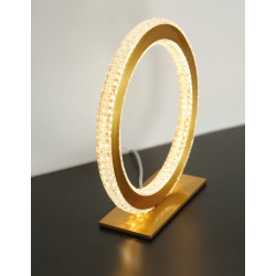 LUCES MONTE LE41693 złota, elegancka lampa stołowa LED 20W