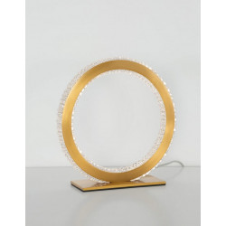 LUCES MONTE LE41693 gold, elegant 20W LED table lamp