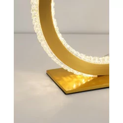 LUCES MONTE LE41693 gold, elegant 20W LED table lamp