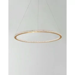 LUCES MONTE LE41695 elegant gold pendant lamp 60cm LED 48W