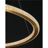 LUCES MONTE LE41695 elegant gold pendant lamp 60cm LED 48W