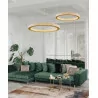 LUCES MONTT LE41697/8 LED pendant lamp gold 40cm, 60cm