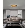 LUCES MONTT LE41701/2 elegant round gold LED ceiling 40cm, 60cm