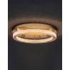 LUCES MONTT LE41701/2 elegancki okrągły złoty plafon LED 40cm, 60cm