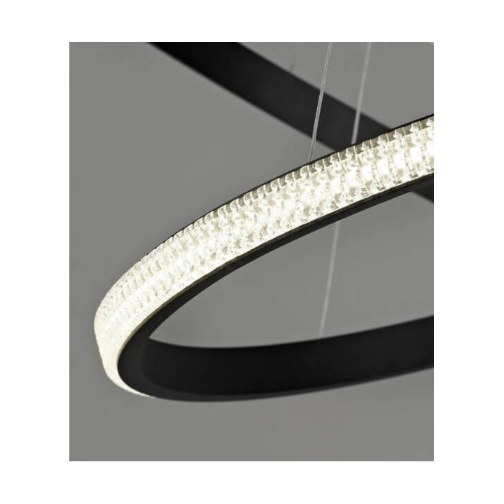 LUCES OCANA LE41715 black pendant lamp LED 45W diameter 67cm