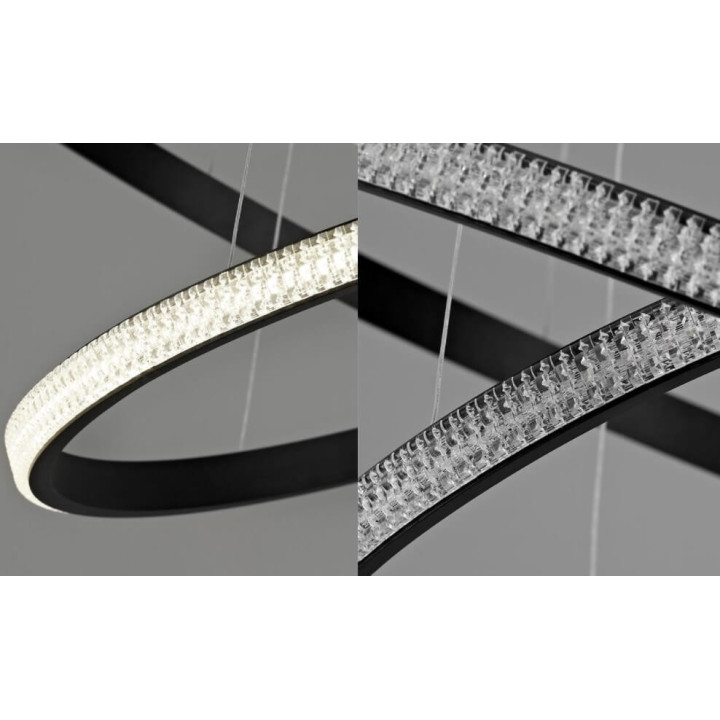 LUCES OCANA LE41716 black pendant lamp 78cm LED 62W