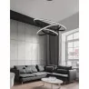 LUCES OCANA LE41716 black pendant lamp 78cm LED 62W