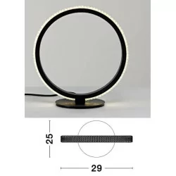 LUCES OCANA LE41719 black LED table lamp 11W 30cm