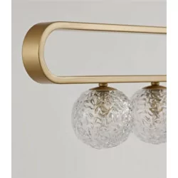 LUCES PASTO LE41735 złota lampa wisząca 113cm 5xG9