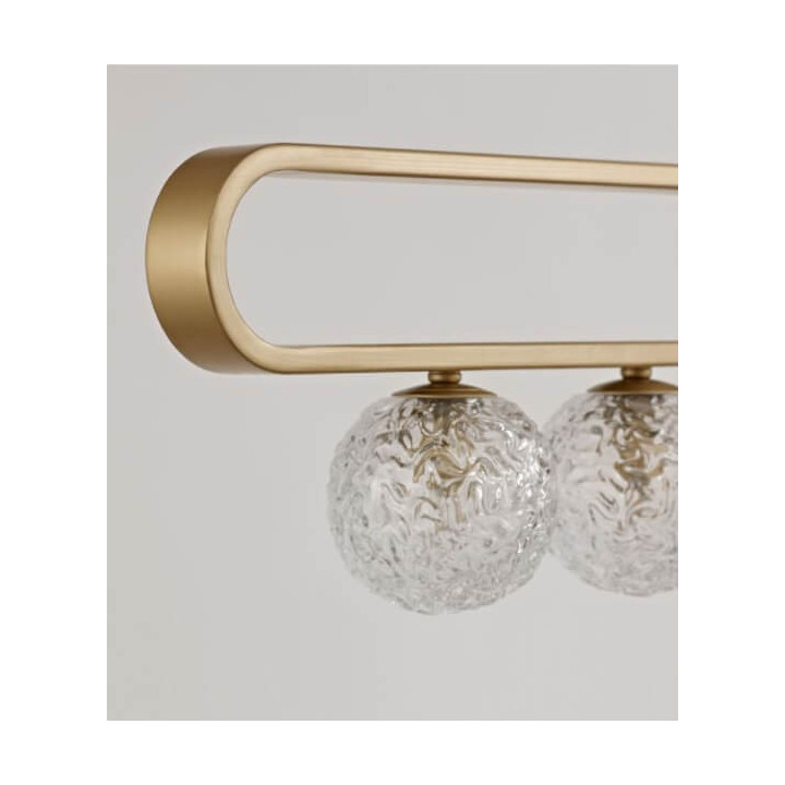 LUCES PASTO LE41735 gold pendant lamp 113cm 5xG9