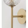 LUCES PASTO LE41736 gold wall lamp 1xG9 glass structure