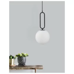 LUCES PINTO LE41765/6 pendant lamp gold, black 1xE27 sphere