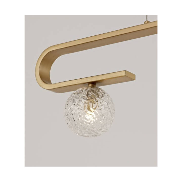 LUCES PASTO LE41739 gold hanging glass balls 3xG9