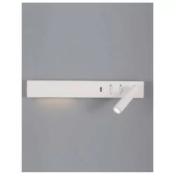 LUCES ZARATE LE42218/9 USB wall lamp above the bed