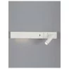 LUCES ZARATE LE42218/9 USB wall lamp above the bed