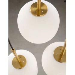 LUCES PILAR LE41761 gold pendant lamp E14 3x5W lampshades