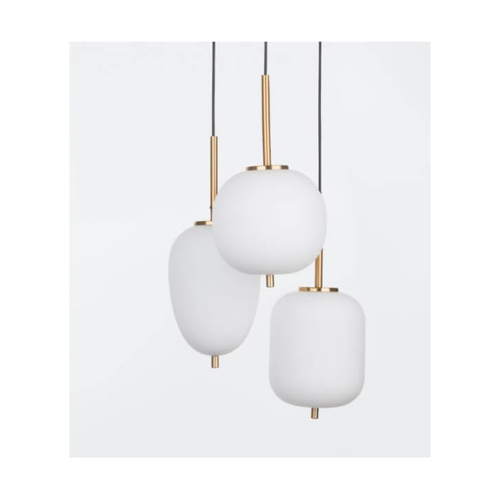 LUCES PILAR LE41761 gold pendant lamp E14 3x5W lampshades