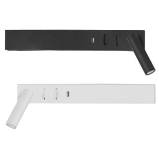 LUCES ZARATE LE42218/9 kinkiet LED nad ł&oacute;żko USB