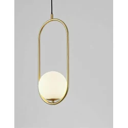 LUCES RENGO LE41771 pendant lamp gold, glass ball 1xG9