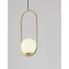 LUCES RENGO LE41771 pendant lamp gold, glass ball 1xG9