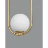 LUCES RENGO LE41771 pendant lamp gold, glass ball 1xG9