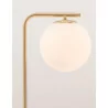 LUCES RIOJA LE41774 czarno-złota lampa stołowa 51cm kula 1xE14