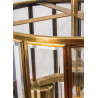 LUCES RUBIO LE41778 pendant lamp antique gold 3xE27 + glass