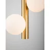 LUCES TIGRE LE41791 gold hanging lamp with white balls 3xG9