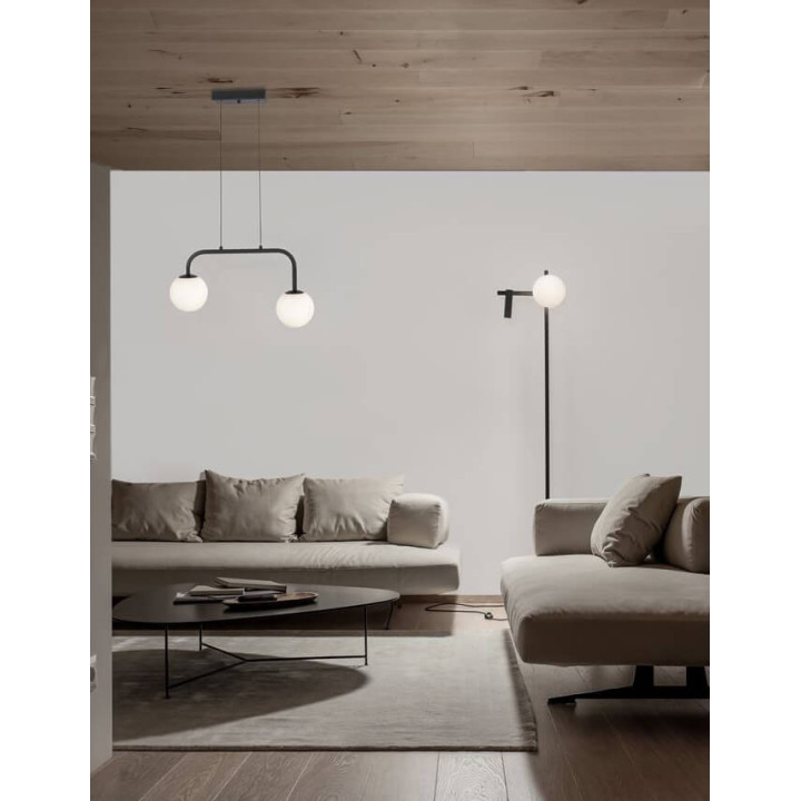 LUCES UBEDA LE41804 black hanging lamp LED 16W 3200K