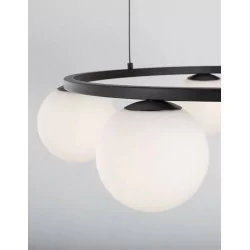 LUCES UBEDA LE41805 black pendant lamp LED 40W 50cm 3200K